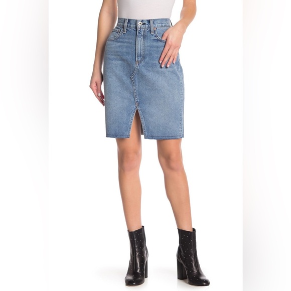 Rag & Bone Suji Denim Skirt - Picture 2 of 6